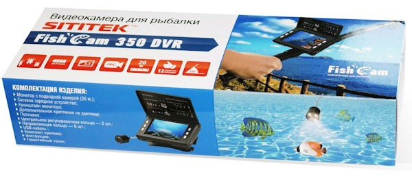 Упаковочная коробка видеокамеры для рыбалки "SITITEK FishCam-350 DVR"