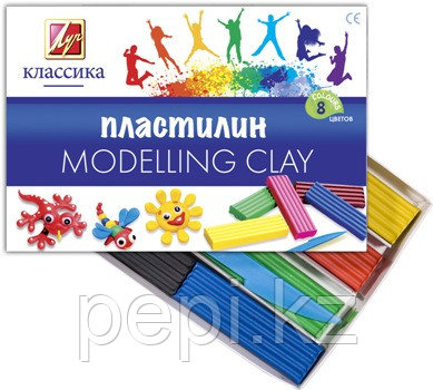 Пластилин 8цв Луч, "Классика", фото 1