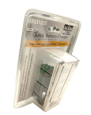 Maxell MBC-Q4MH(J) MSP B зарядное устройство для аккумуляторв АА и ААА в комплекте с аккумуляторами, фото 2