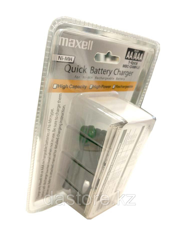 Maxell MBC-Q4MH(J) MSP B зарядное устройство для аккумуляторв АА и ААА в комплекте с аккумуляторами - фото 2 - id-p21408420