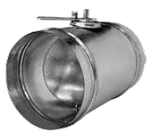 Воздушный клапан для круглых воздуховодов Аэроблок серии DCr 125