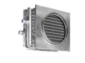 Водяной нагреватель Аэроблок для квадратных и круглых каналов WHC 200x200-3