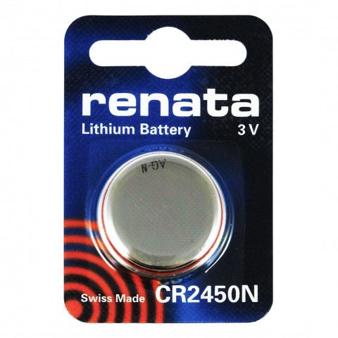 Батарейка CR2450N Renata 540mAh, 1 шт, блистер