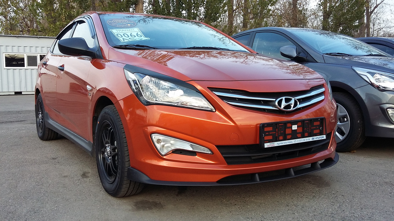 Обвес Sport на Hyundai Accent (Solaris) 2014+