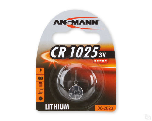 Батарейка ANSMANN 1516-0005 CR1025 BL1