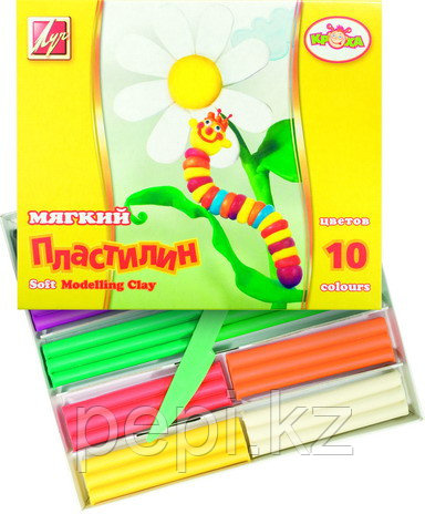 Пластилин 10цв. Луч "Кроха" 