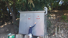 Монтаж ТП-630кВА на пром базе 4