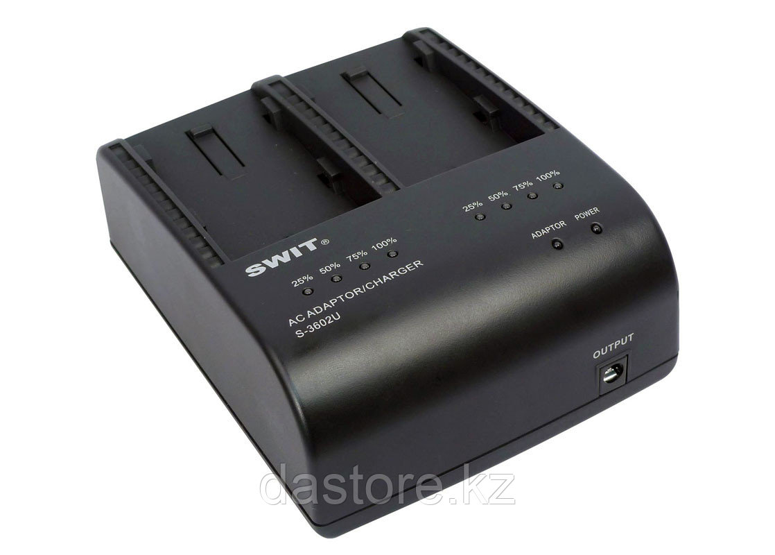SWIT S-3602U двух-канальное зарядное устройство для аккумуляторов BP-U30/60/90 и S-8U63 - фото 1 - id-p13797893