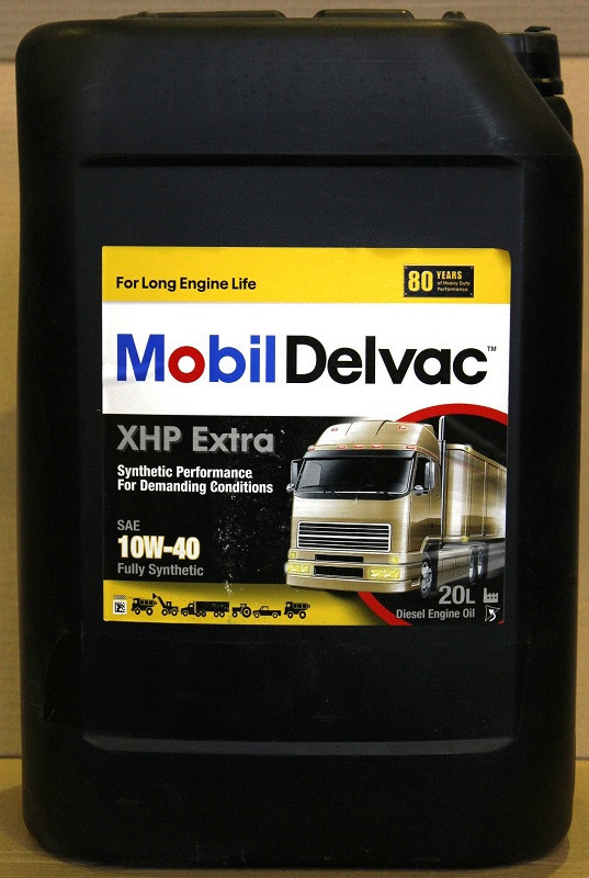 Масло моторное п/синт. Delvac XHP Extra 10W-40 (20л) MOBIL