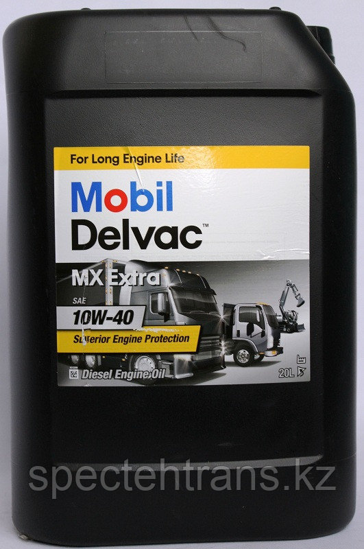 Масло моторное п/синт. дизель Delvac MX Extra 10W-40 (20л) MOBIL