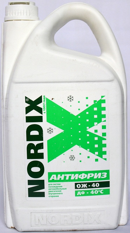 Антифриз Нордикс -40C (5кг) зеленый