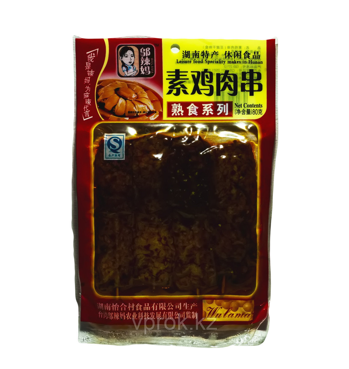 Соевое сушеное мясо Wulama, 80 г - фото 1 - id-p21523703