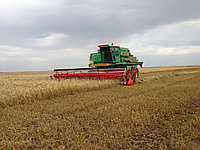 Жатка навесная с приводом ножа и системой среза "Шумахер" 9 метров с битером и тележкой транспортировочной