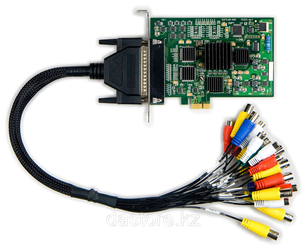 СофтЛаб Форвард ТП в комплектации: Плата ввода-вывода ANALOG (FD322), 2 канала, ПО BasePack, TitlesPack, OnAirPack, PostPlayPack