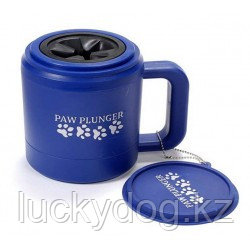 Paw Plunger Medium Blue Лапомойка для средних собак синяя, для лапы 8 см