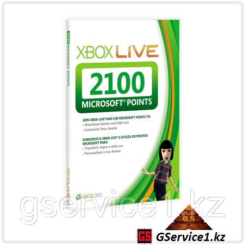 Xbox Live 360 2100 Microsoft Points
