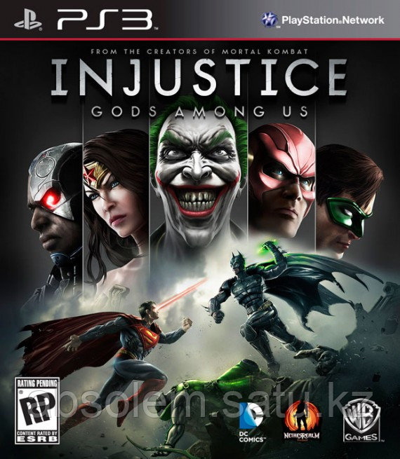 Игра для PS3 Injustice Gods among Us на русском языке