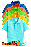 Зеленая футболка поло для детей, фото 2