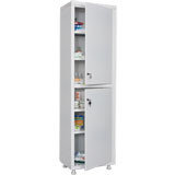 Шкаф медицинский двухстворчатый со стальными дверями MD1 1650/SS HILFE MD 1 1650/SS Шкаф медицинский двухстворчатый со стальными дверями MD1 1650/SS