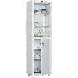 Шкаф медицинский двухстворчатый со стеклянными дверями MD1 1650/SG HILFE MD 1 1650/SG Шкаф медицинский двухстворчатый со стеклянными дверями MD1 1650/SG