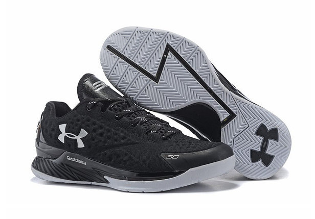 Баскетбольные кроссовки Under Armour Curry One Low низкие ( Stephen Curry) черные, фото 2