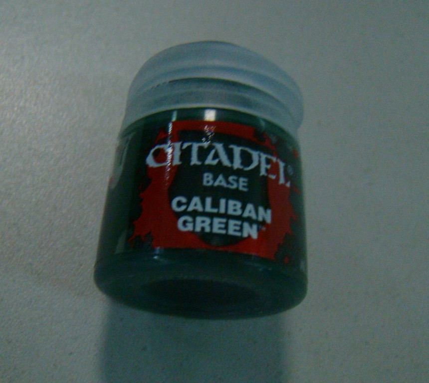 Краска акриловая Citadel Base Caliban Green