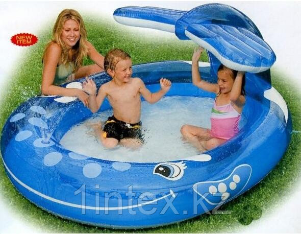 Детский надувной бассейн Intex – «Весёлый кит»