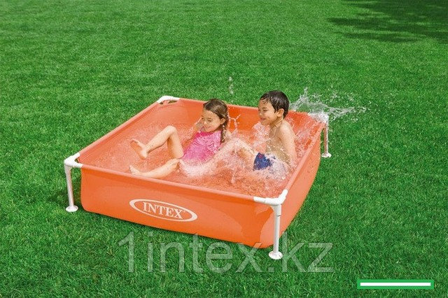 Детский каркасный бассейн Intex Mini Frame Pool (122 см на 122 см на 30 см.) - фото 3 - id-p1123806