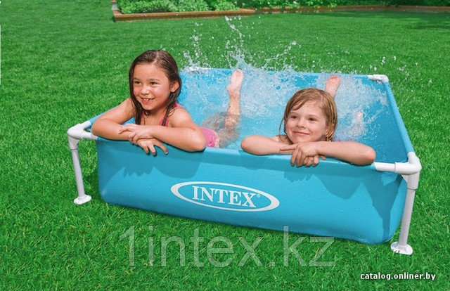 Детский каркасный бассейн Intex Mini Frame Pool (122 см на 122 см на 30 см.) - фото 4 - id-p1123806