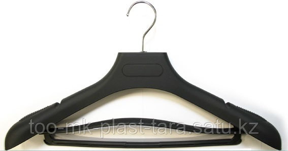 Вешалка гелевая черн. с подвеской для брюк - фото 1 - id-p1125557