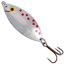 Блесна NORSTREAM колеб-ся Kroko Spoon, вес 18 гр silver red dots