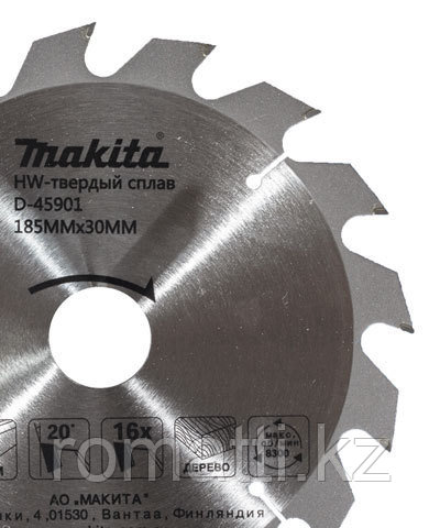 ПИЛЬНЫЙ ДИСК MAKITA 185*30/16/20*2 ММ/16 (СТАНДАРТ) - фото 1 - id-p22230576