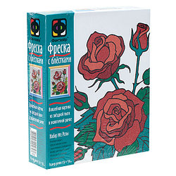 Фантазёр 407058 Фреска с блестками Розы