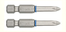 Биты ЗУБР "ЭКСПЕРТ" торсионные кованые, обточенные, хромомолибденовая сталь, тип хвостовика E 1/4", PH1, 50мм, 2шт      