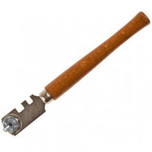 Стеклорез STAYER "PROFI" роликовый, 6 режущих элементов, с деревянной ручкой                                                                          