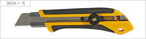 Нож OLFA с выдвижным лезвием, двухкомпонентный корпус, трещоточный фиксатор, 25мм - фото 1 - id-p22283229