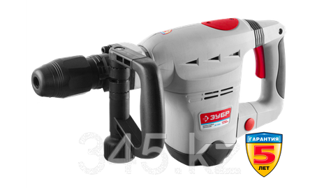 Молоток отбойный "Бетонолом", ЗУБР Профессионал ЗМ-1250К, SDS-Max, 15 Дж, 7 кг, 3350 уд / мин, 1250 Вт, кейс, фото 2