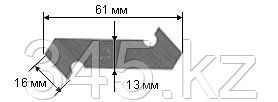 Лезвия OLFA двухсторонние для резака P-800, 13(16)х61х0,6мм, 3шт, фото 2