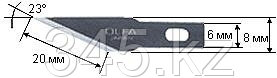 Лезвия OLFA перовые для ножа AK-4, 6(8)х40,5х0,5мм, 5шт , фото 2