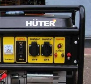 Бензиновый генератор HUTER DY6500LX (5000 Вт | 220 В) электростартер - фото 3 - id-p523487