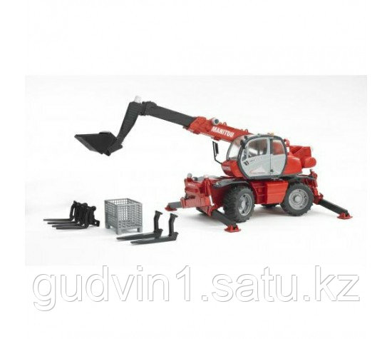 Погрузчик колёсный Manitou MRT 2150 с телескопическим ковшом Bruder (Брудер) (Арт. 02-129 02129)