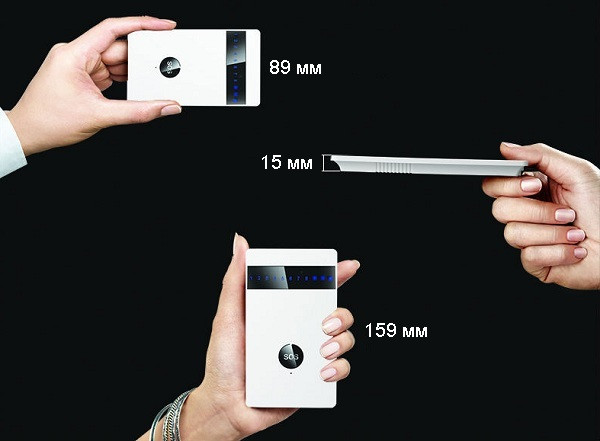 Основной блок беспроводной GSM-сигнализации "SHIELD SLIM" самый компактный и тонкий среди подобных устройств!