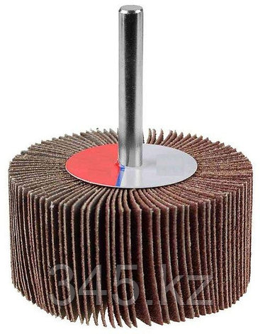 Круг шлифовальный ЗУБР "МАСТЕР" веерный лепестковый, на шпильке, тип КЛО, зерно-электрокорунд нормальный, P80,, фото 2