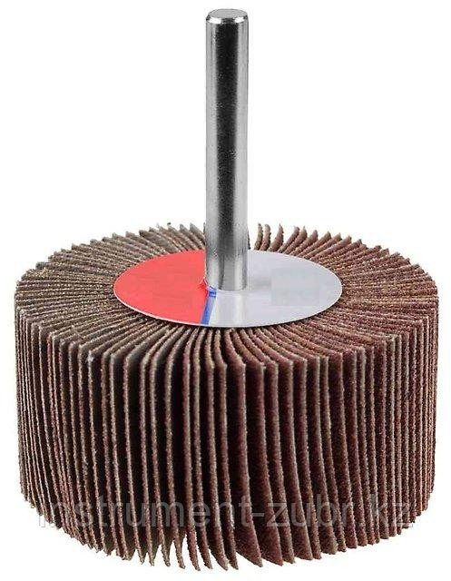 Круг шлифовальный ЗУБР "МАСТЕР" веерный лепестковый, на шпильке, тип КЛО, зерно-электрокорунд нормальный, - фото 1 - id-p22278873
