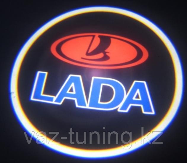 Подсветка логотипа LADA в двери