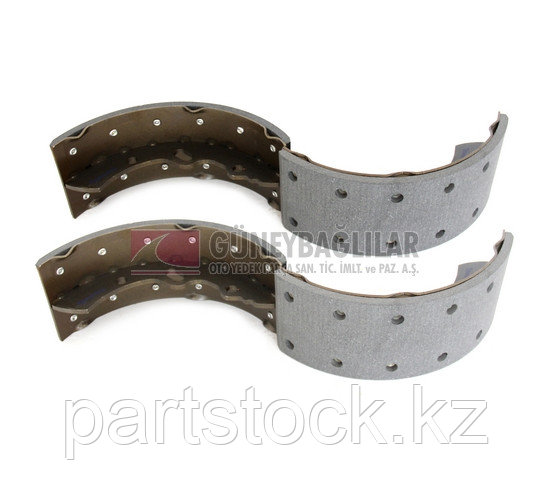 КОЛОДКИ ТОРМОЗНЫЕ С НАКЛАДКАМИ ЗАД-ПЕРЕД К-КТ # HTC # MB01-F056B