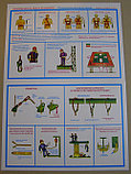 Плакат "Безопасность работ на высоте"  комплект - 4 плаката, фото 3