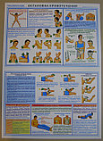 Плакат "Первая медпомощь при чрезвычайных ситуациях"  комплект - 6 плакатов, фото 3
