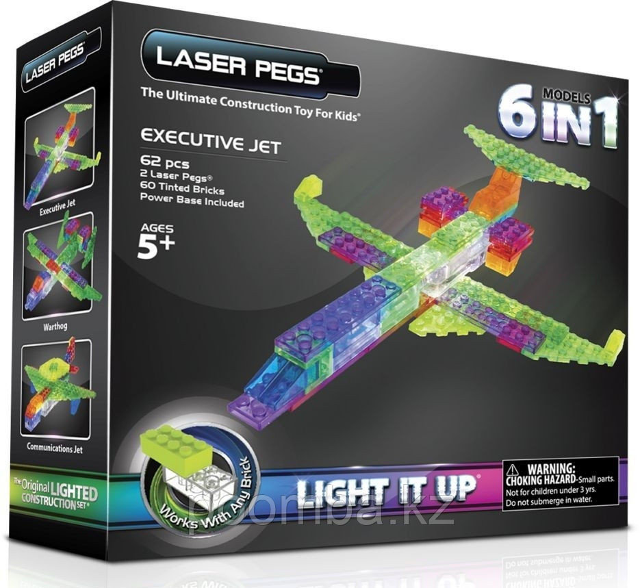 Конструктор Laser Pegs. Набор Самолеты (6 в 1)
