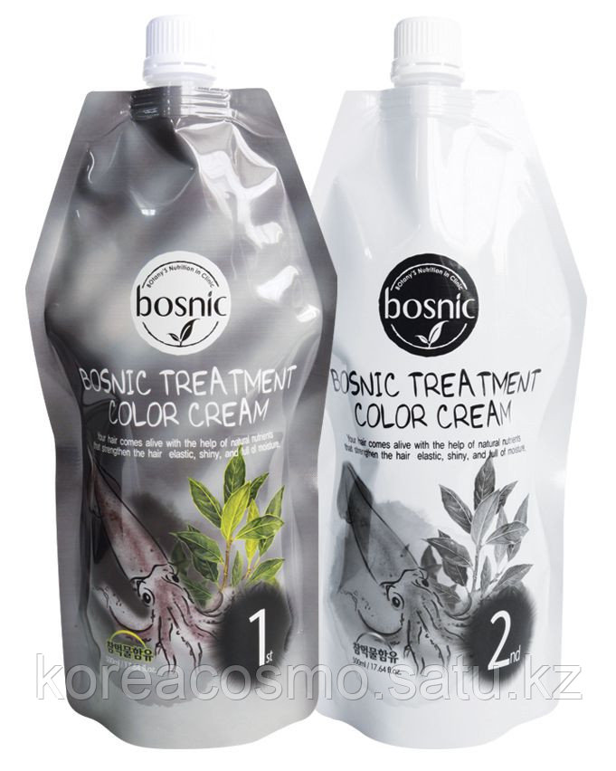 Крем-краска ухаживающая для волос Bosnic Treatment Color Cream